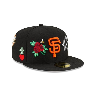 Sapca New Era San Francisco Giants MLB Icon 59FIFTY Fitted - Negrii